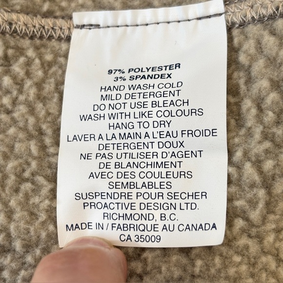 Cameleon Sylvia Vest Taupe & Cream Sherpa Lined Open Front Large Lagenlook Tunic - Picture 11 of 12